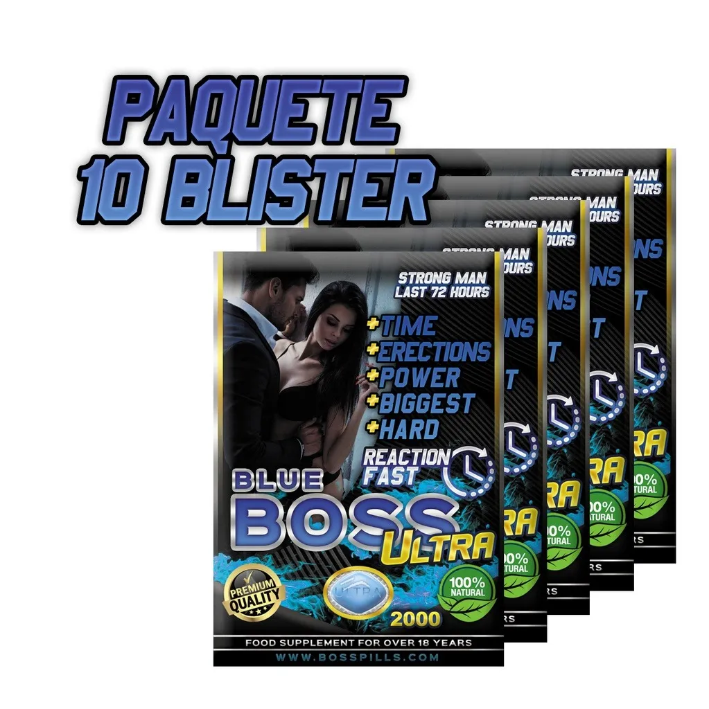 Blue Boss 2000 Plus 72 Hrs - 1 Toma (PAQUETE CON 10 BLISTER)