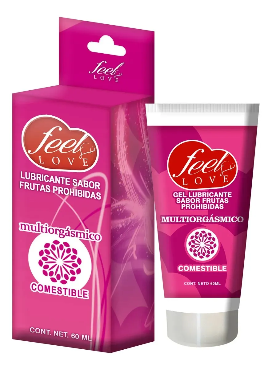 Lubricante Feel Love 60ml MULTIORGASMICO FRUTAS PROHIBIDAS