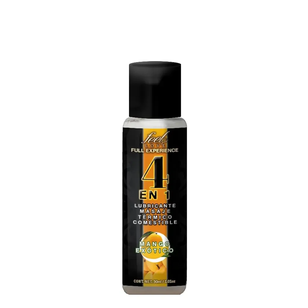 4 EN 1 - 30ml Lubricante Comestible sabor Mango Exótico