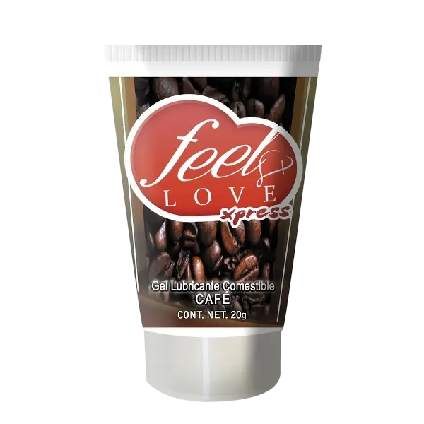 Lubricante Feel Love 20ml sabor Café