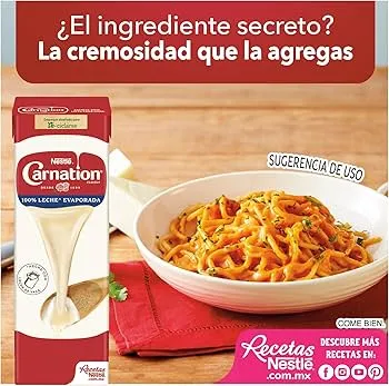 Leche Evaporada Carnation Clavel 1 litro