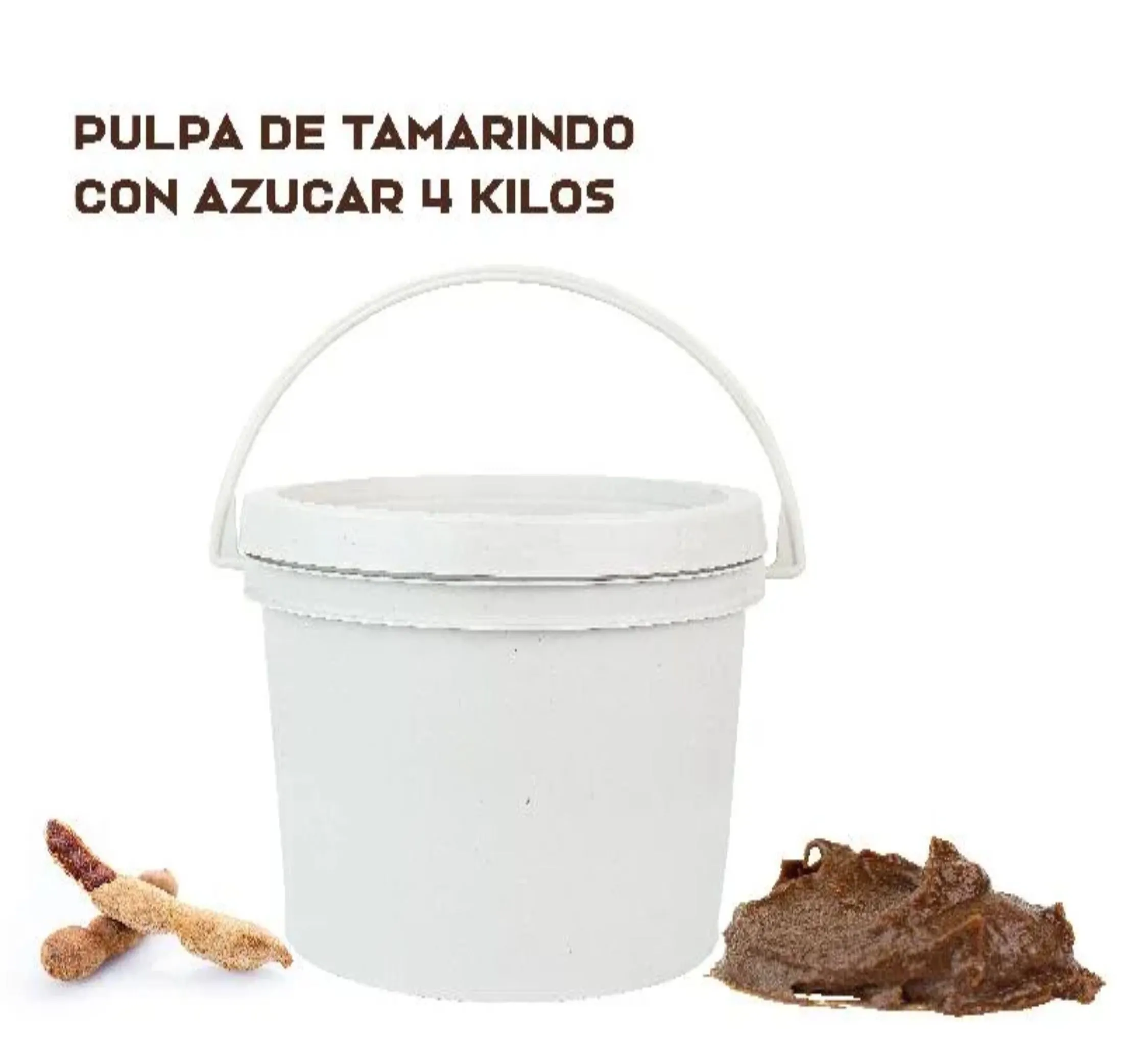 Pulpa Natural Tamarindo con Habanero en Cubeta de 20 Kilos