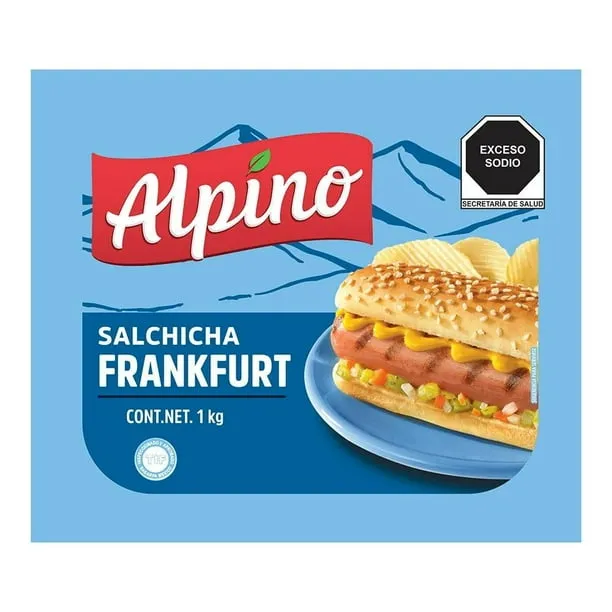 Salchicha Frankfurt Alpino 1 kg