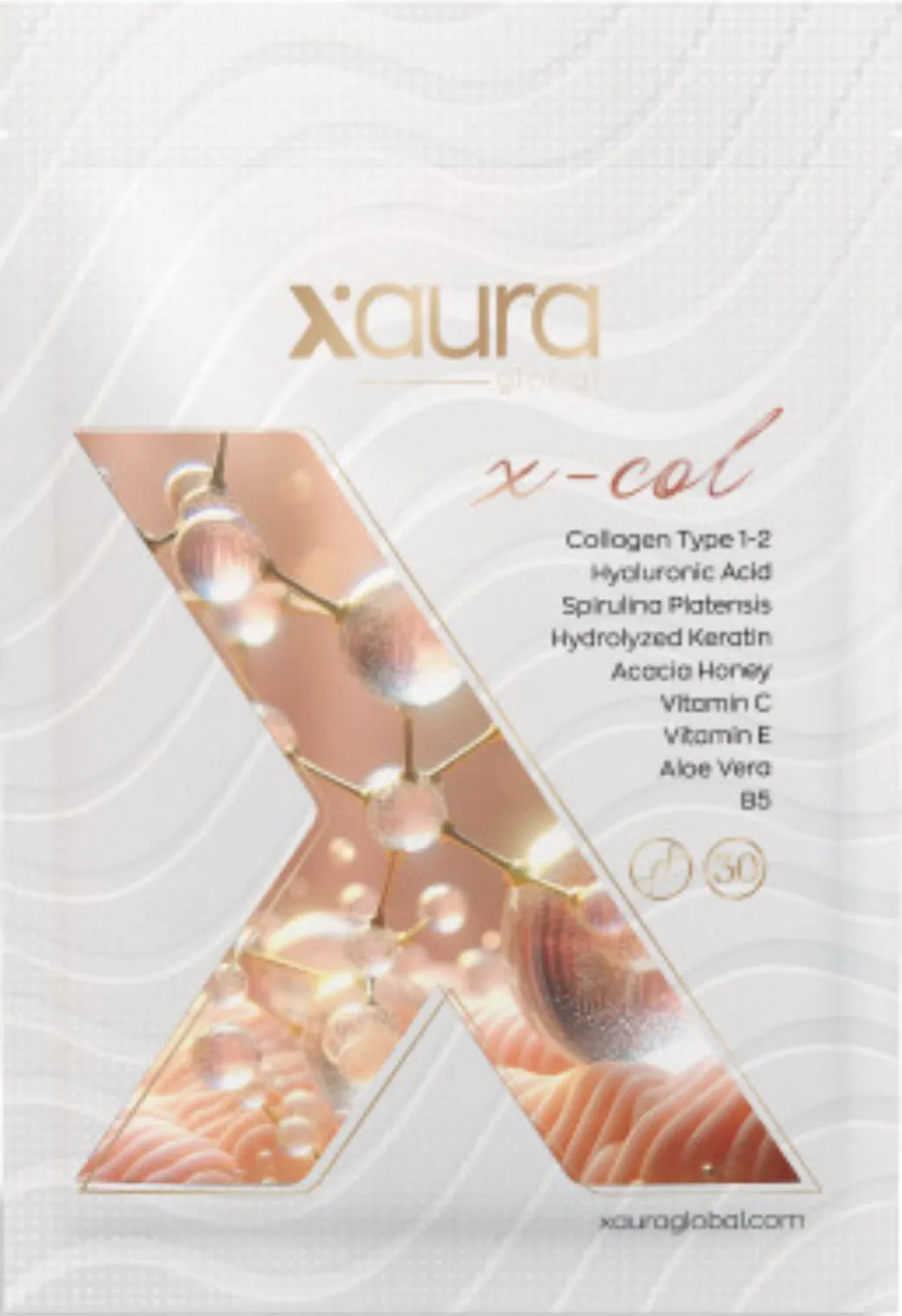 Xaura X-Col - Parche Transdérmico para Colágeno