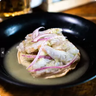 Camarón bicholo (Tostada)