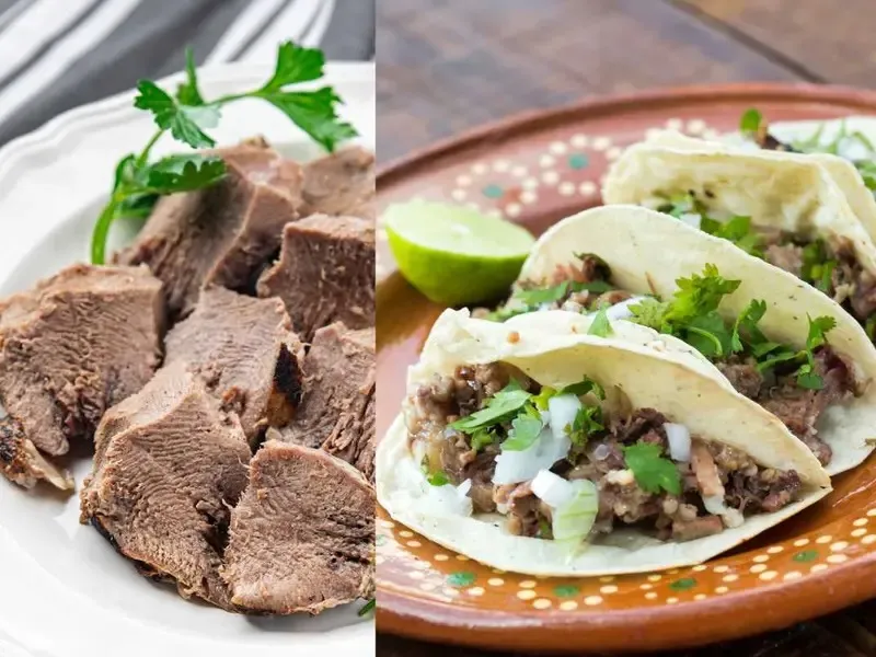 Taco de Lengua de Res