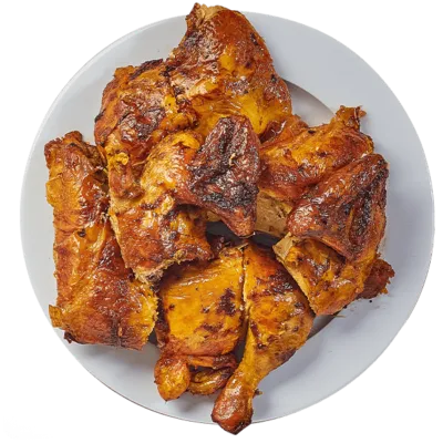 Medio Pollo asado