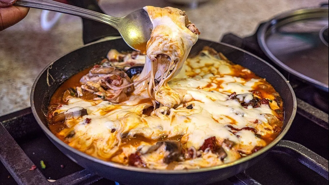 Queso fundido mixto