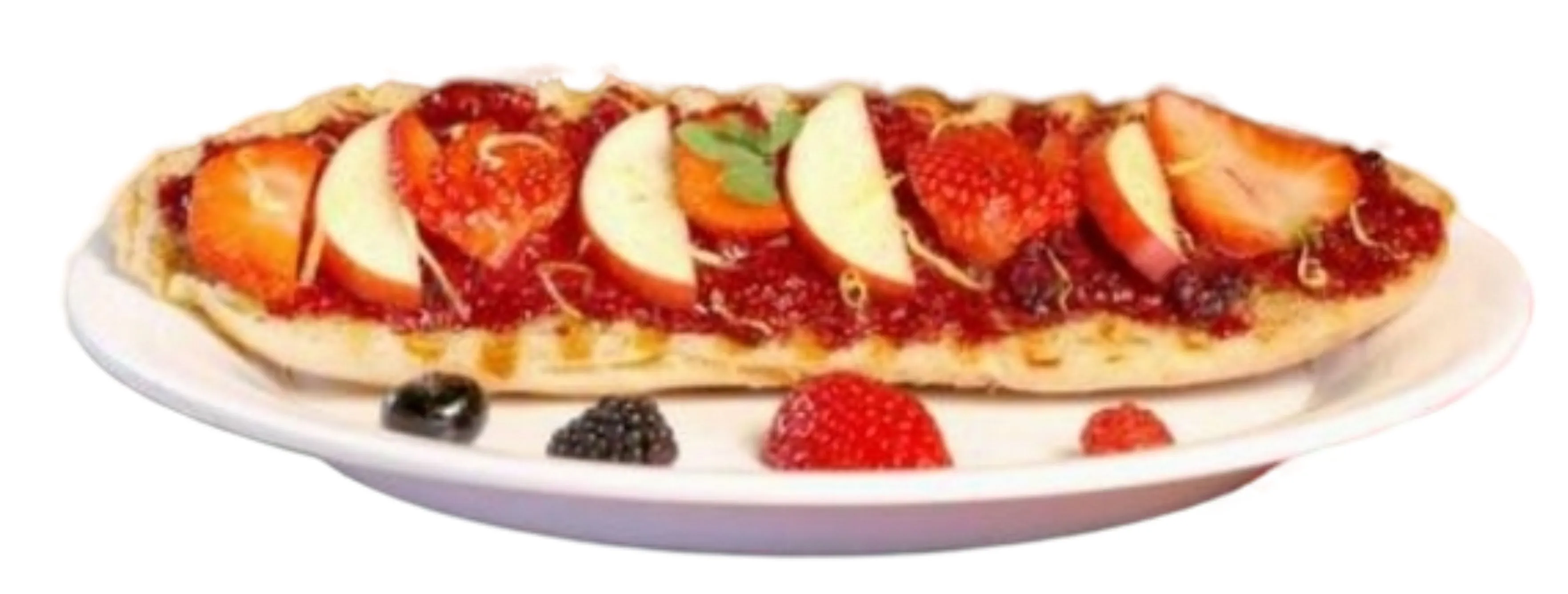 Mollete Frutos Rojos