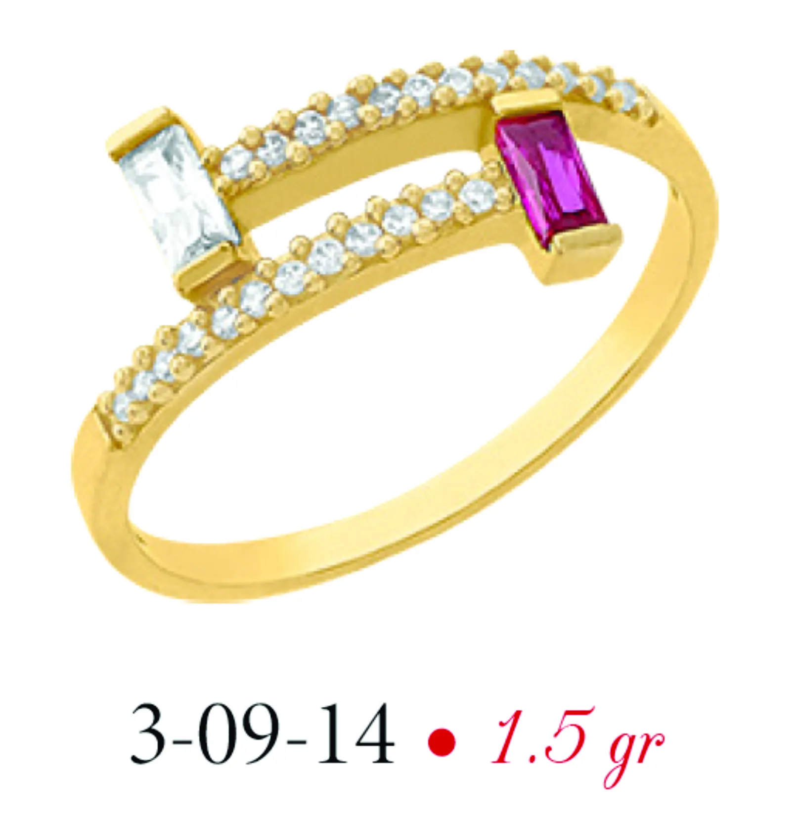 Anillo modelo 3-09-14