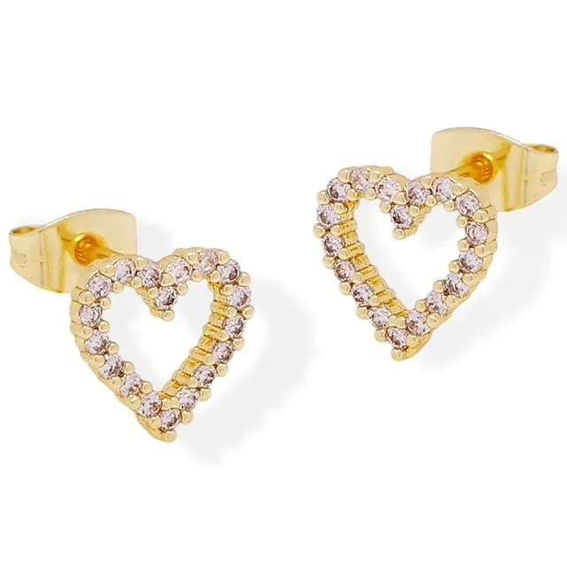 Broquel Kardia Zirconia Oro Lam.