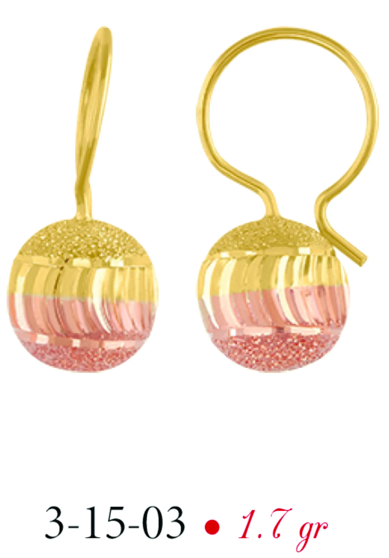 Aretes modelo 3-15-03