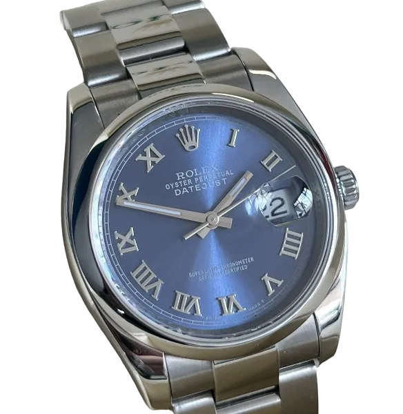 ROLEX DATEJUST 36MM AZURRO