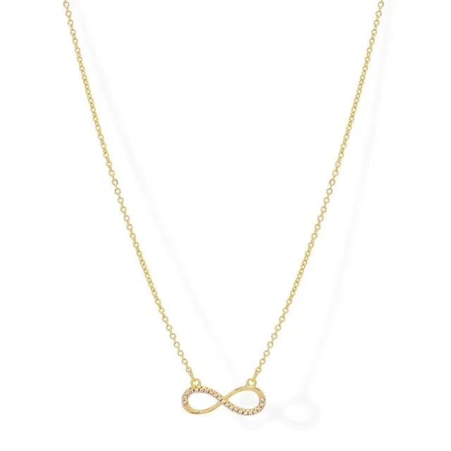 Gargantilla Infinito Zirconia Oro Lam.
