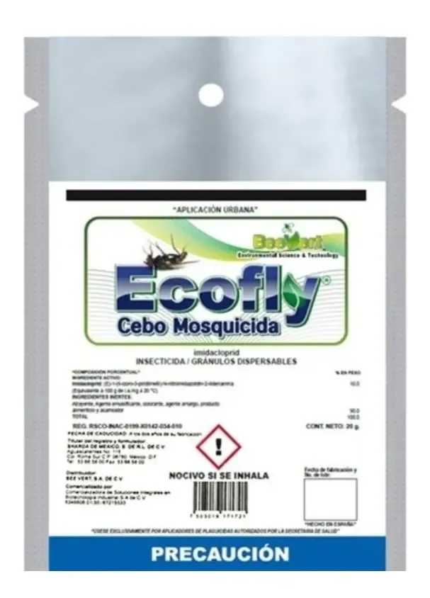 Cebo Moscas Eco Fly 3 Sobres 20 Gramos cu Beevert