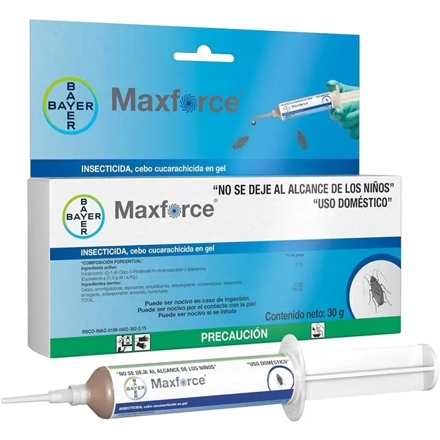 Max Force De Bayer Jeringa Con 30 Gramos Cebo Para Cucaracha